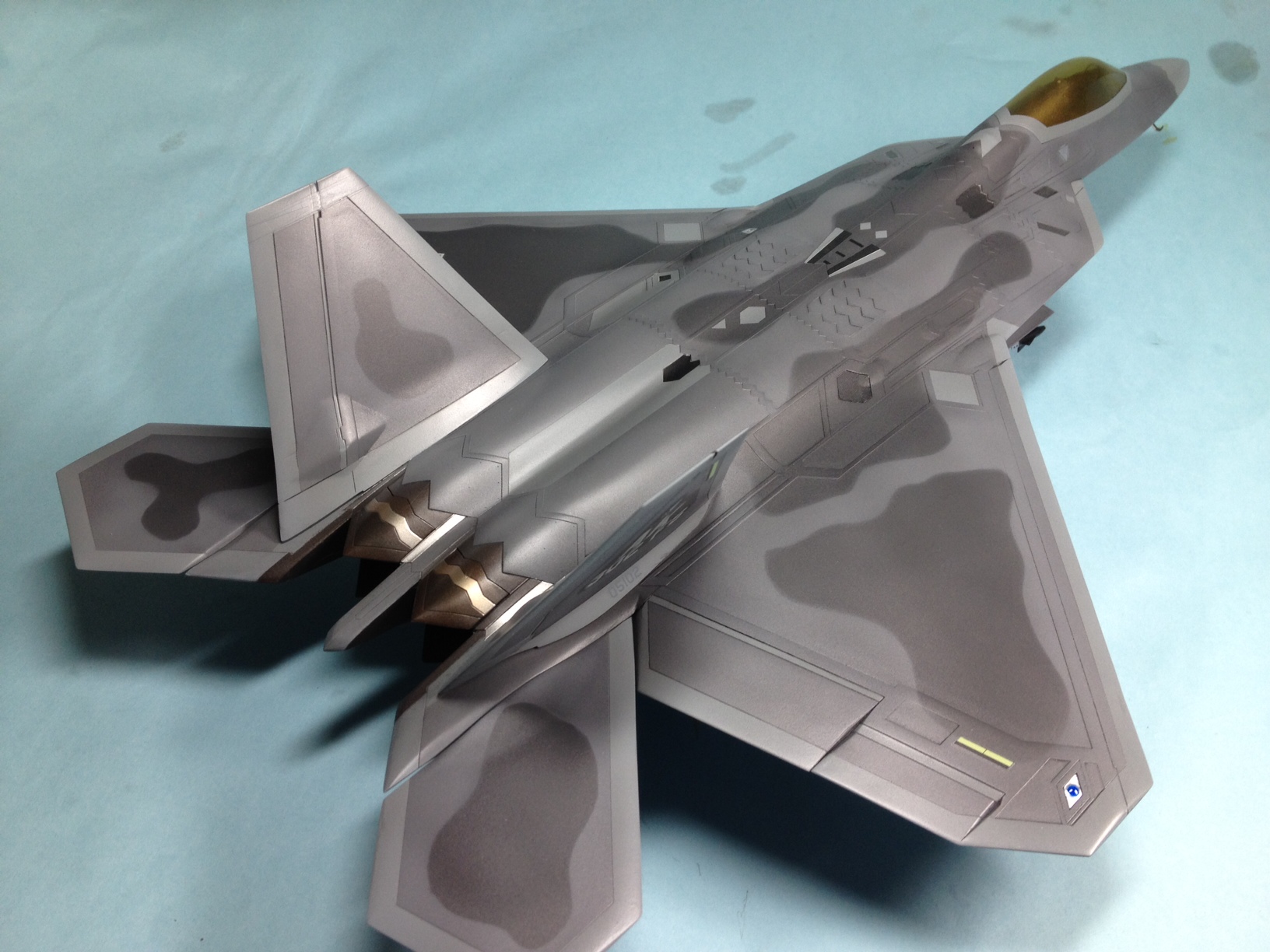 製作プロセス③－⑤ ハセガワ1/48のF－22ラプター: 京山勝秀（K2