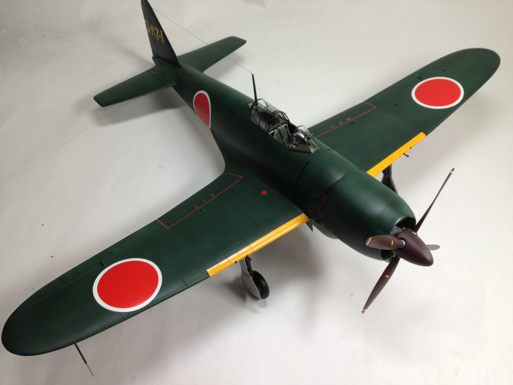 製作記プロセス⑤－③ フルスクラッチ1/32烈風: 京山勝秀（K2